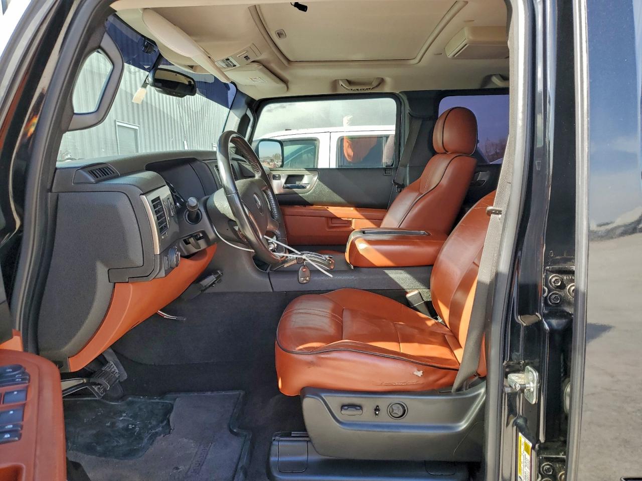 2008 Hummer H2 Черный vin: 5GRGN23828H109469