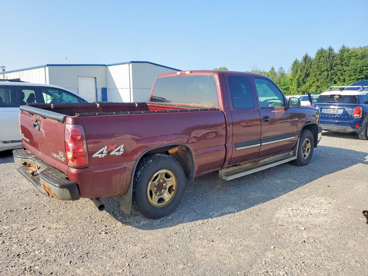 2003 Chevrolet Silverado K1500 Maroon vin: 1GCEK19VX3E323869