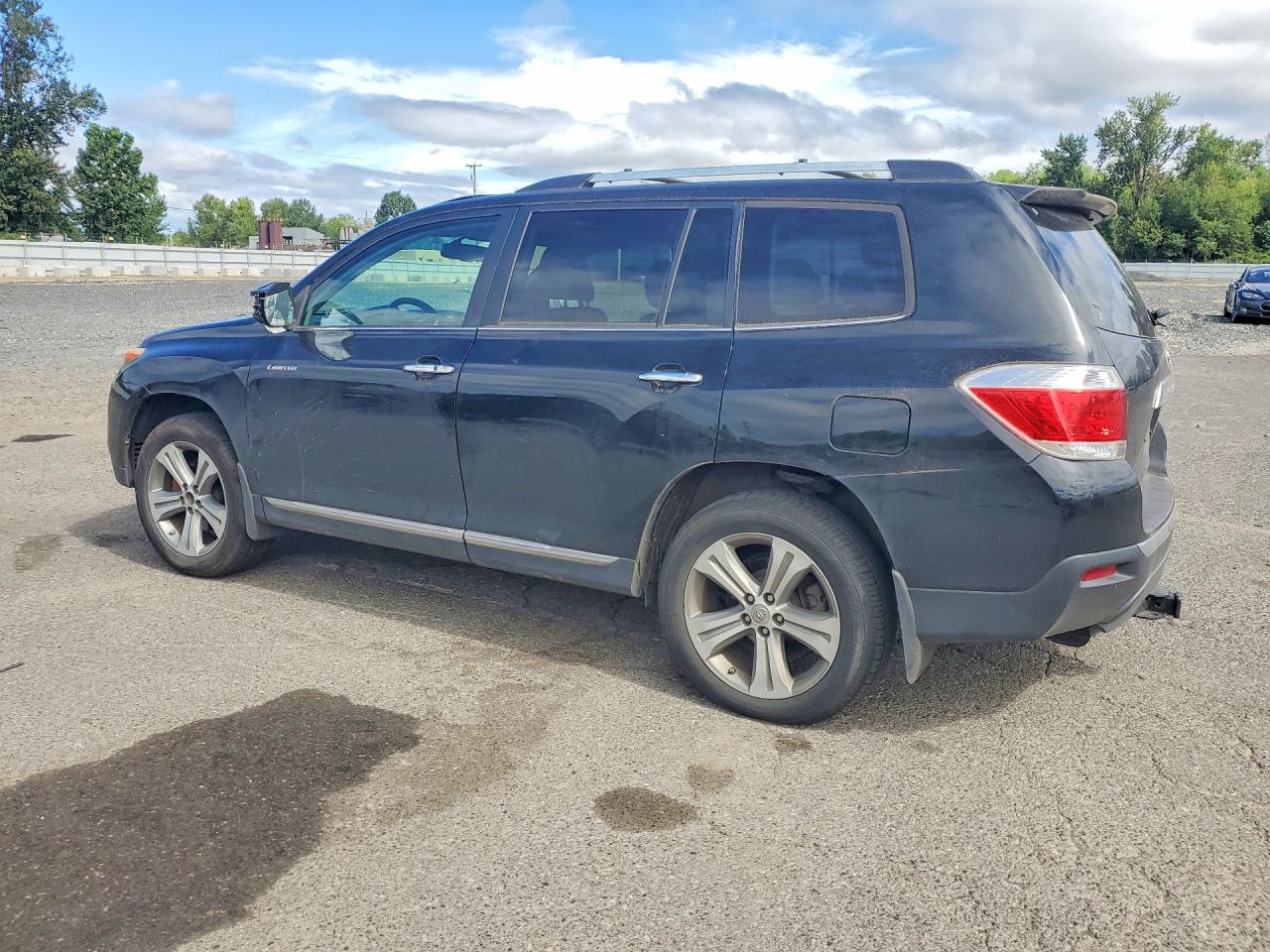 2011 Toyota Highlander Limited Black vin: 5TDDK3EH9BS085254