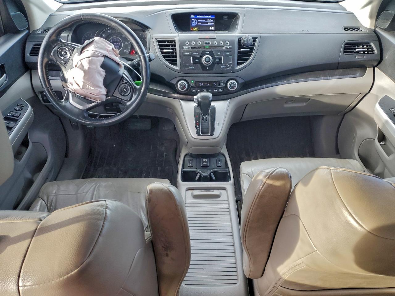 2012 Honda Cr-v Exl Silver vin: JHLRM4H74CC007673