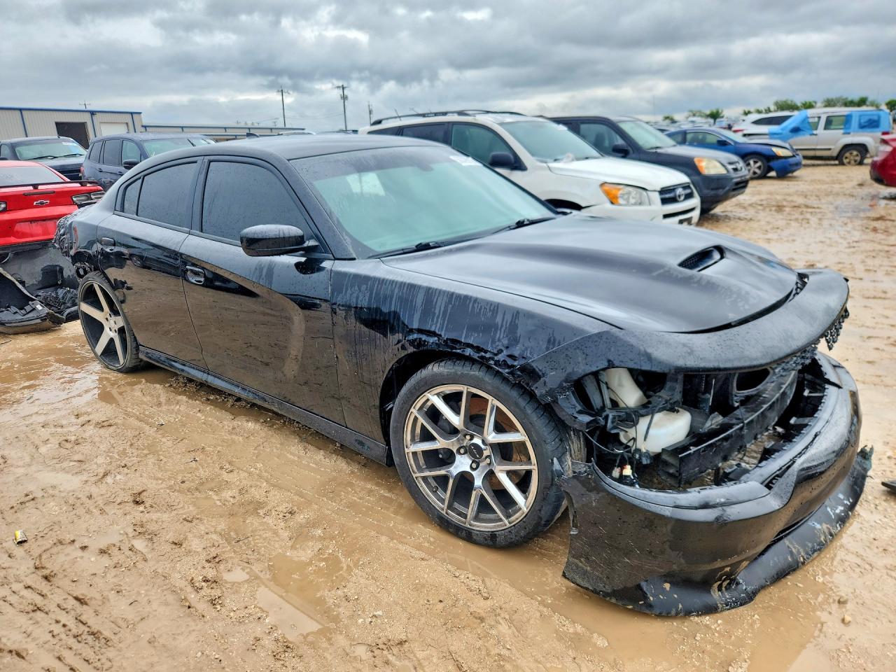 2019 Dodge Charger Scat Pack Black vin: 2C3CDXGJ3KH644667