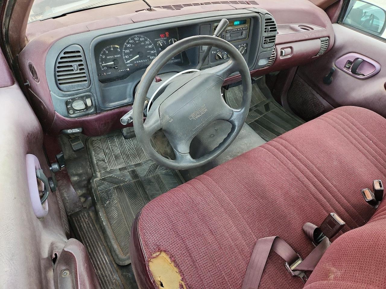 1995 Gmc Sierra C1500 Maroon vin: 1GTEC14Z1SZ501943