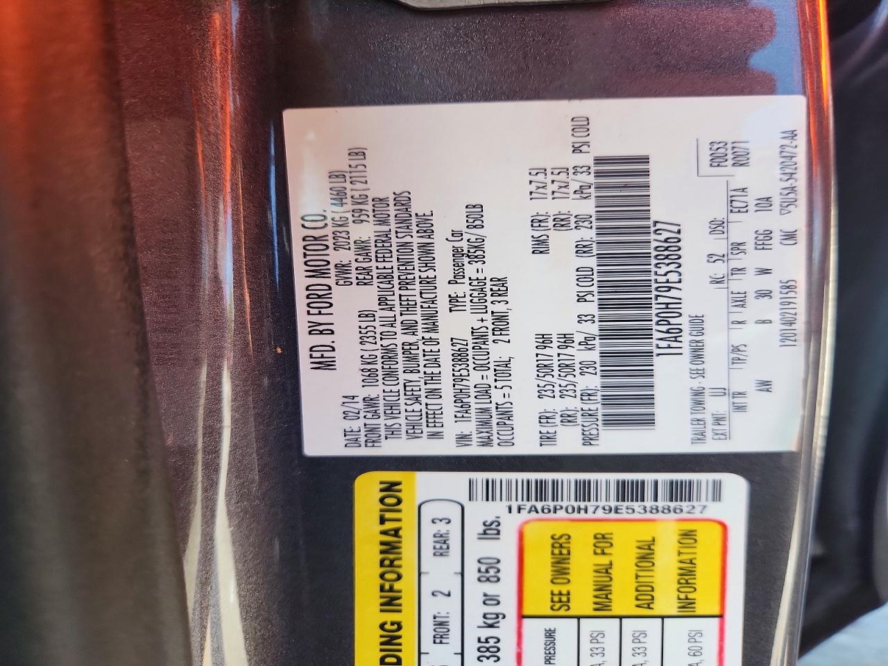 2014 Ford Fusion Se Gray vin: 1FA6P0H79E5388627