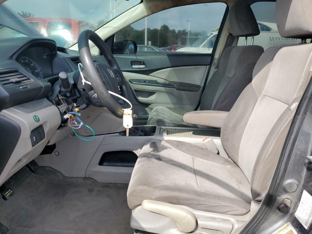 2012 Honda Cr-v Lx Gray vin: 2HKRM4H38CH620734