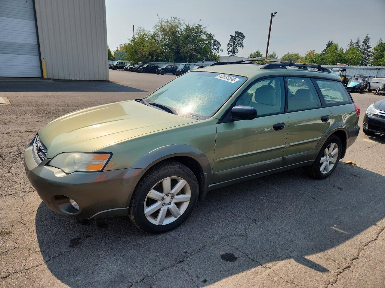 2007 Subaru Outback Outback 2.5i Green vin: 4S4BP61C776325635
