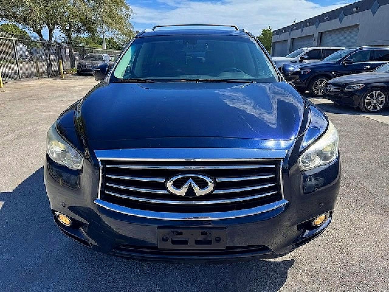 2015 Infiniti Qx60 Base Blue vin: 5N1AL0MM5FC537782