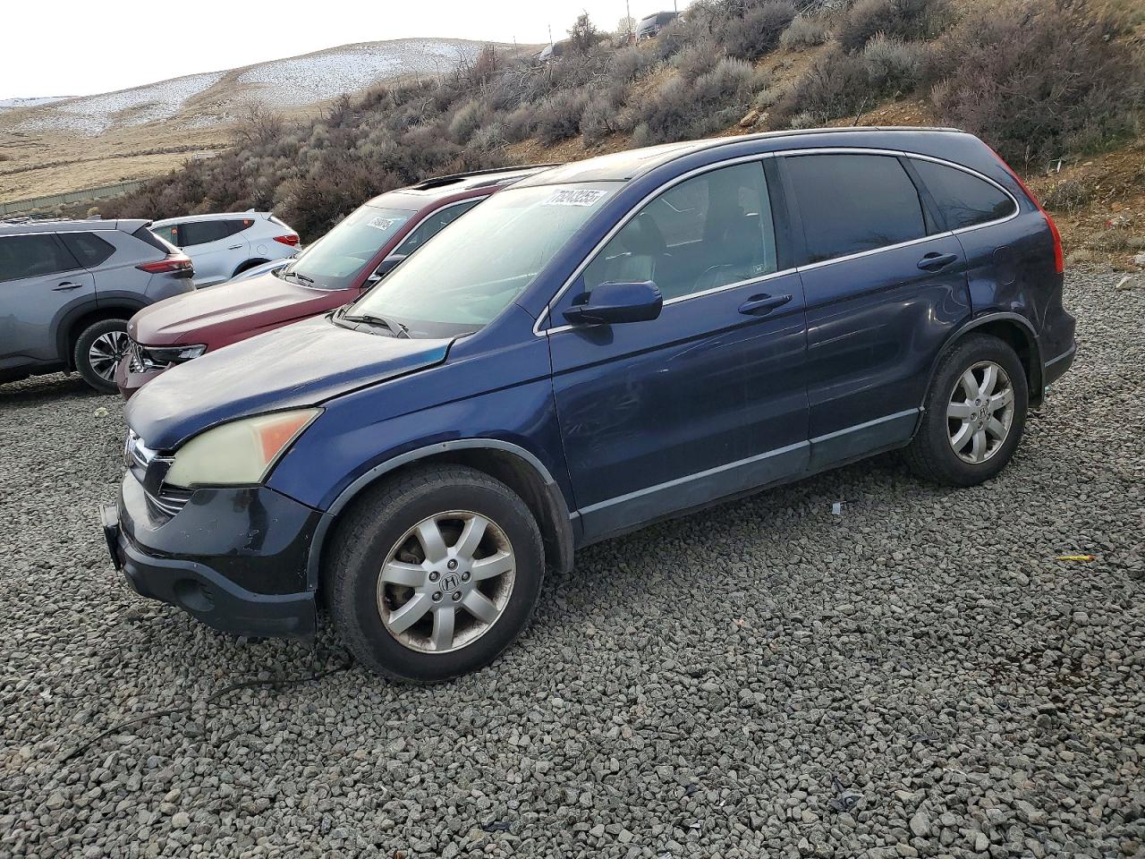 2008 Honda Cr-v Exl Blue vin: JHLRE48738C069571