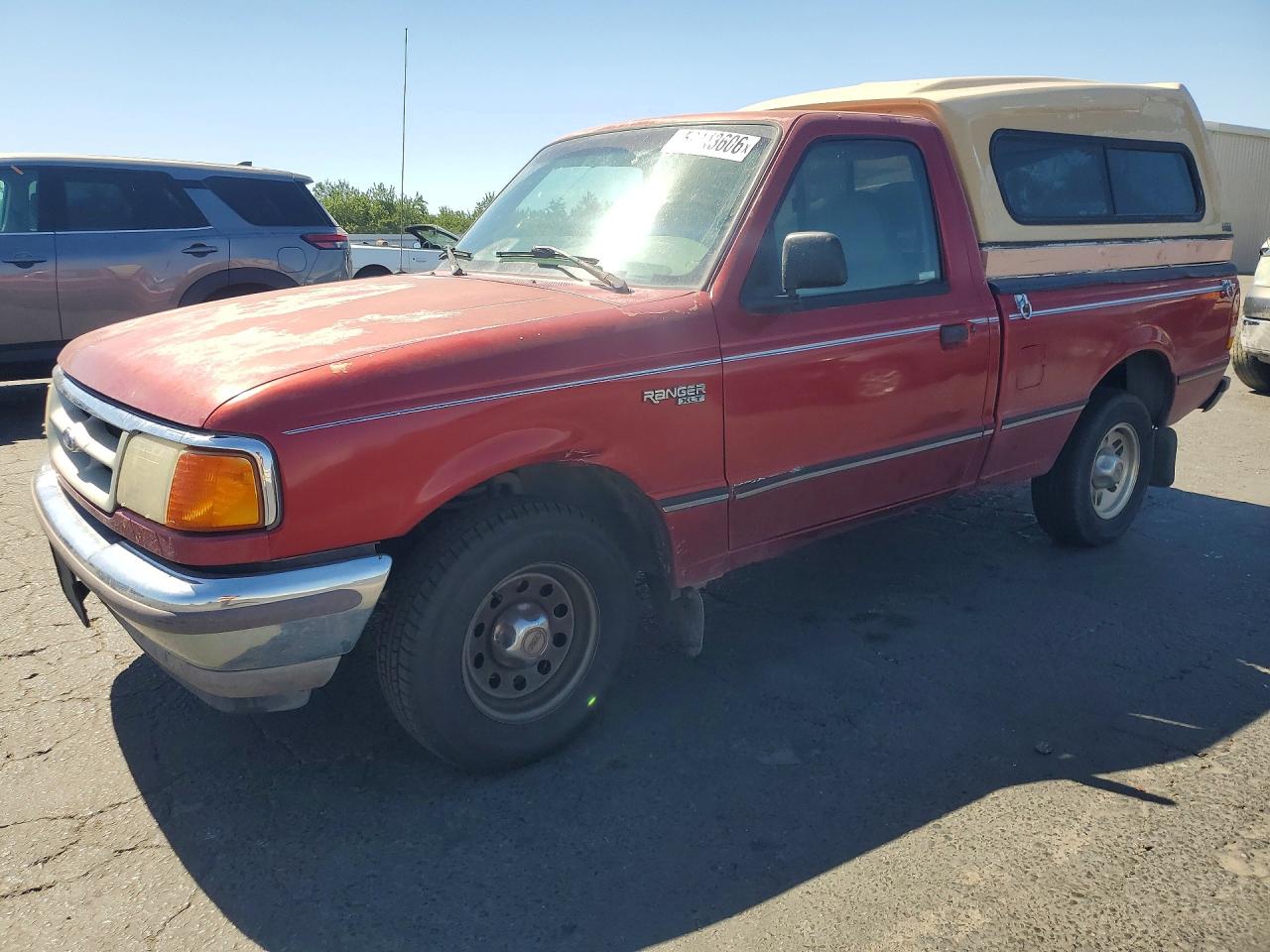 1997 Ford Ranger Red vin: 1FTCR10UXVUD26111