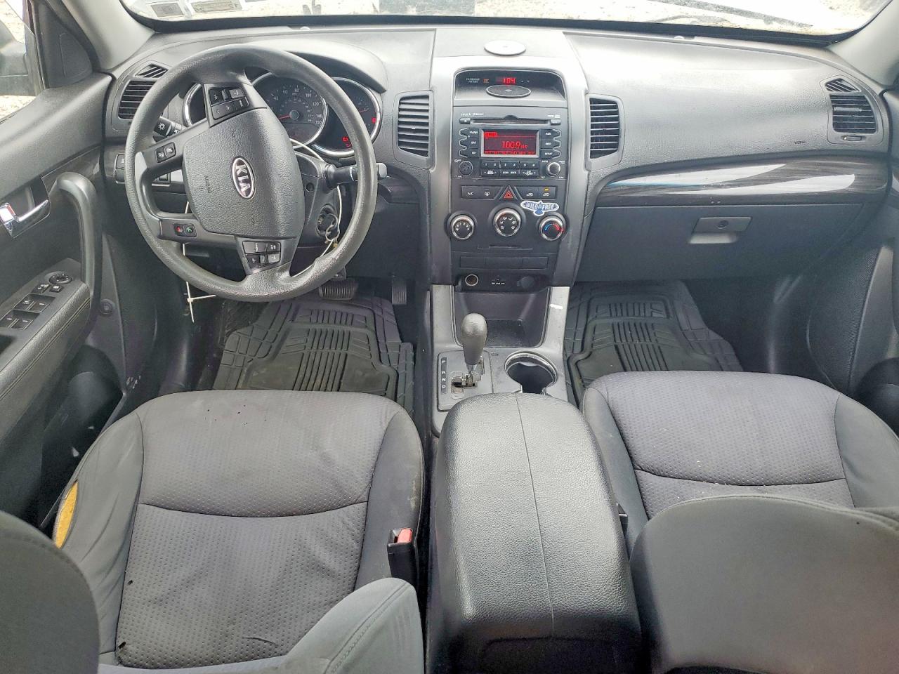 2012 Kia Sorento Lx Black vin: 5XYKT3A18CG246947