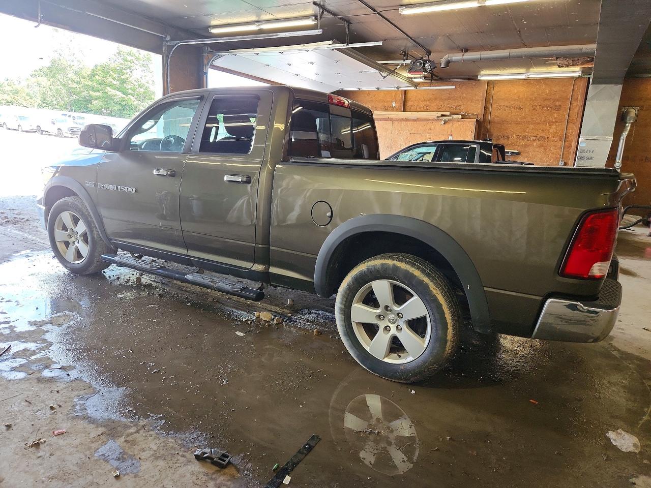 2012 Dodge Ram 1500 Slt Green vin: 1C6RD7GT0CS309830