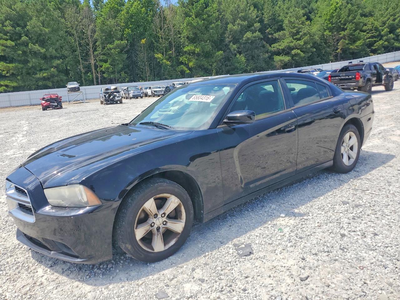2014 Dodge Charger Se Black vin: 2C3CDXBG3EH288303