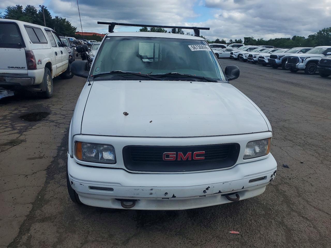 1997 Gmc Sonoma White vin: 1GTDT19W1V8525969