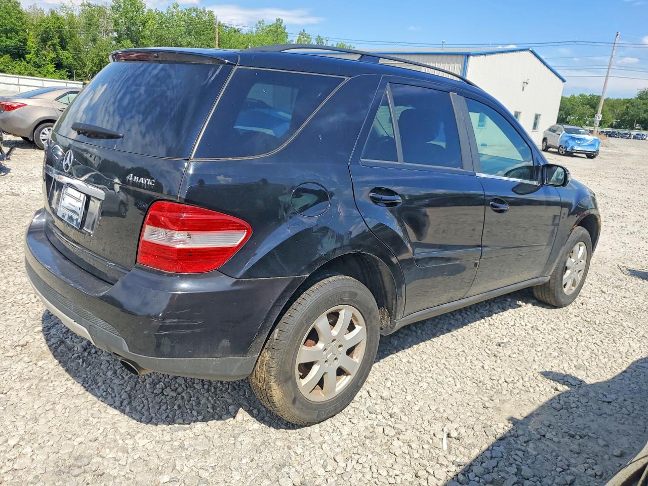 2007 Mercedes-benz Ml 350 Black vin: 4JGBB86E47A201937