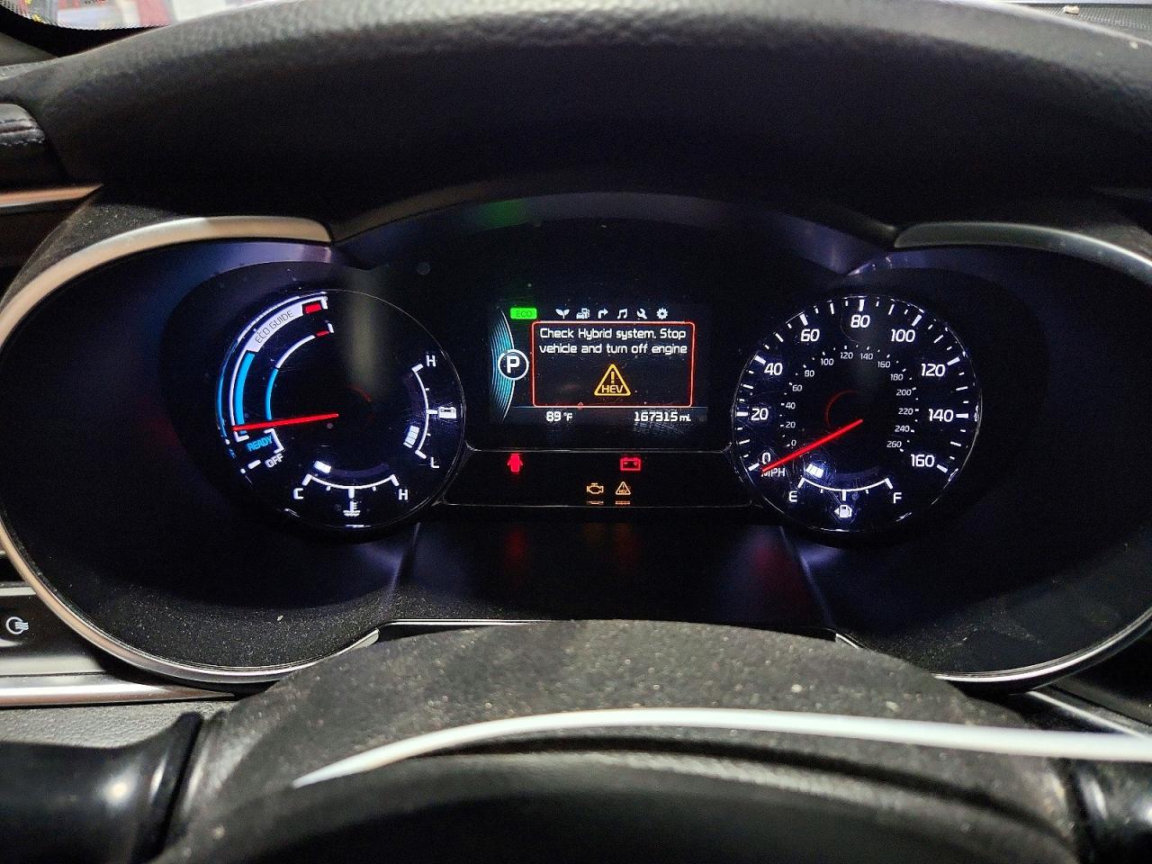 2015 Kia Optima Hybrid White vin: KNAGN4AD6F5084956