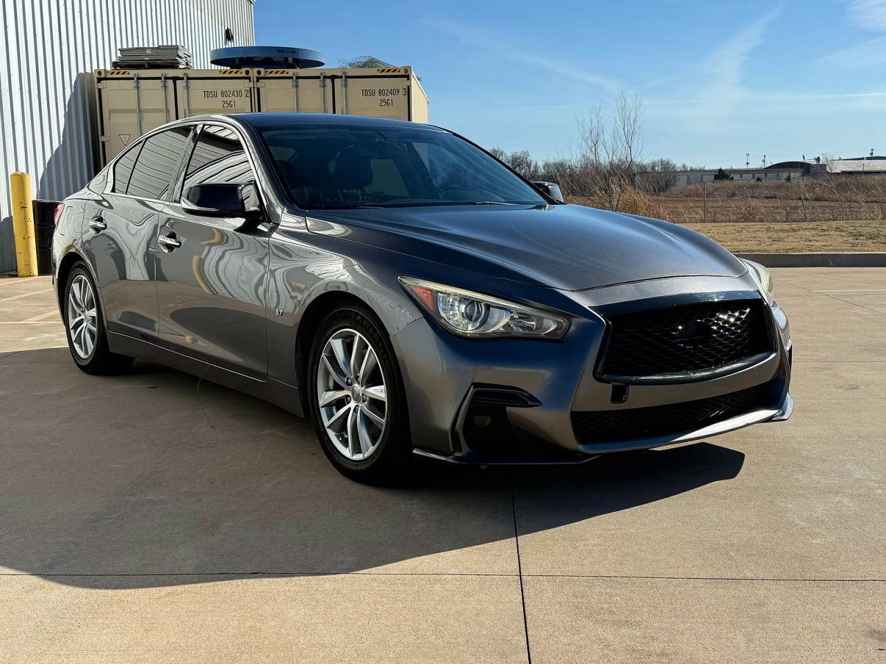 2015 Infiniti Q50 Premium Gray vin: JN1BV7AP5FM353353