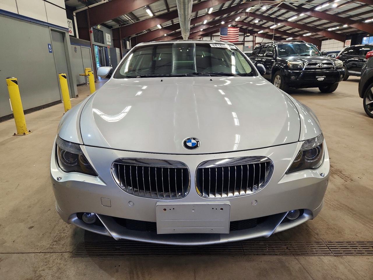 2007 Bmw 650 I Silver vin: WBAEH13577CR52253