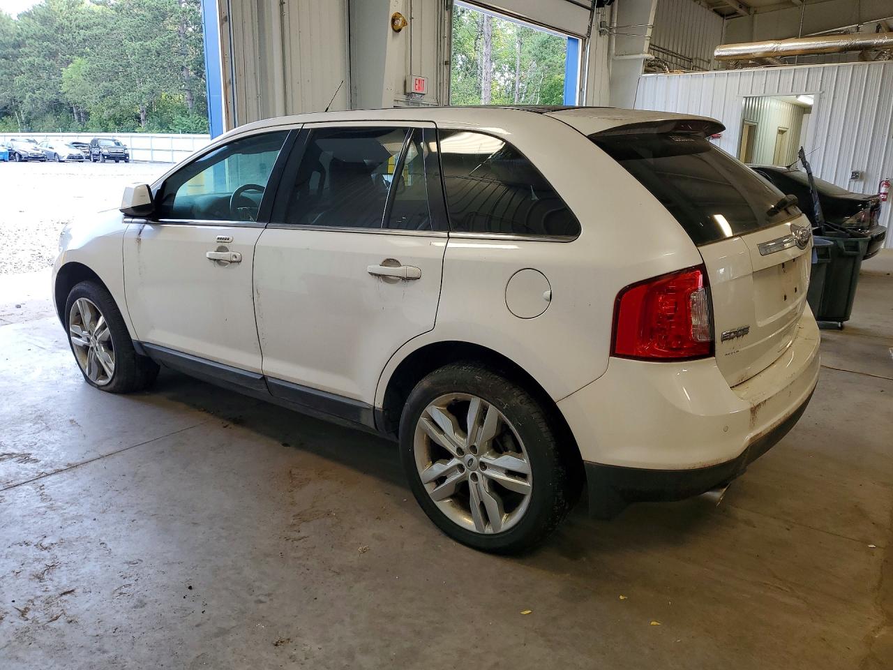 2011 Ford Edge Limited White vin: 2FMDK4KCXBBA50654