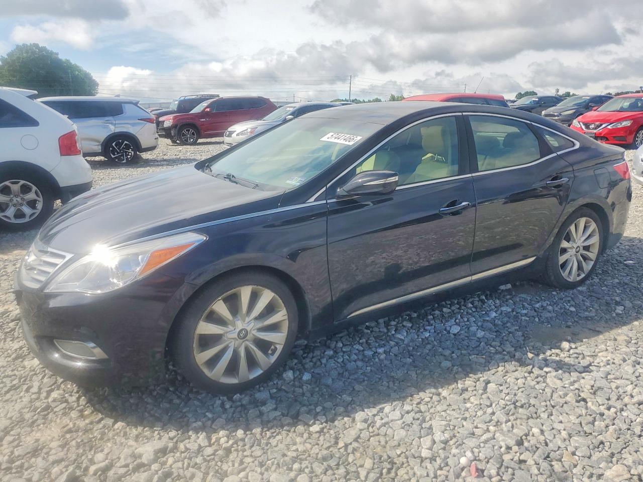 2013 Hyundai Azera Base Black vin: KMHFH4JGXDA308598