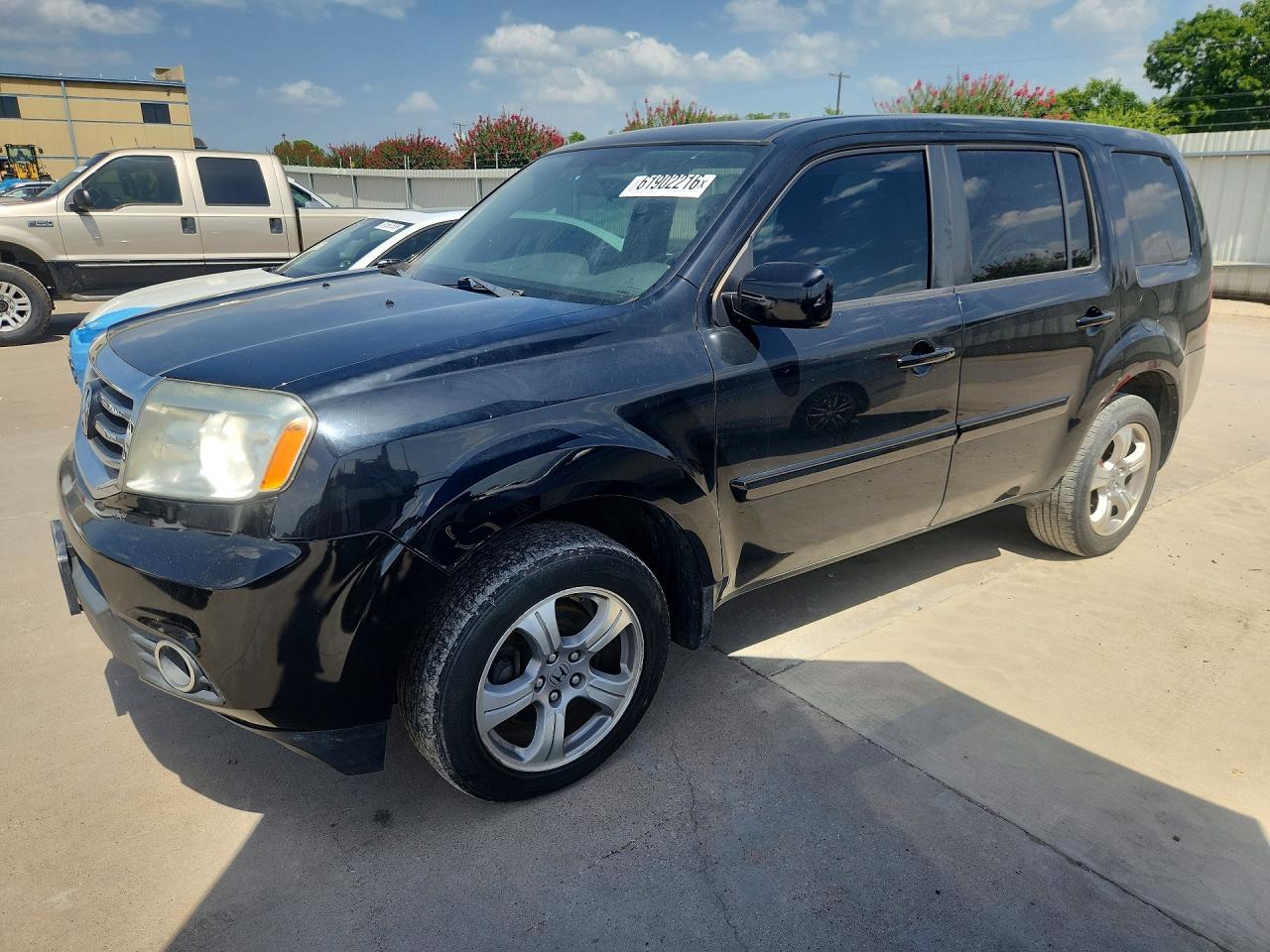 2013 Honda Pilot Ex Черный vin: 5FNYF4H41DB026226