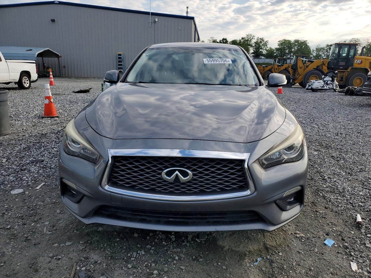 2018 Infiniti Q50 2.0t Pure Gray vin: JN1CV7AP8JM241420
