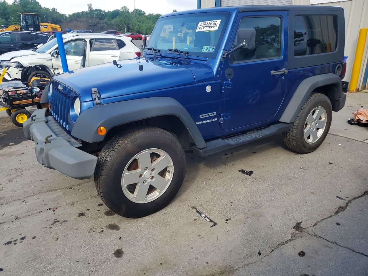 2010 Jeep Wrangler Sport Blue vin: 1J4AA2D13AL106114