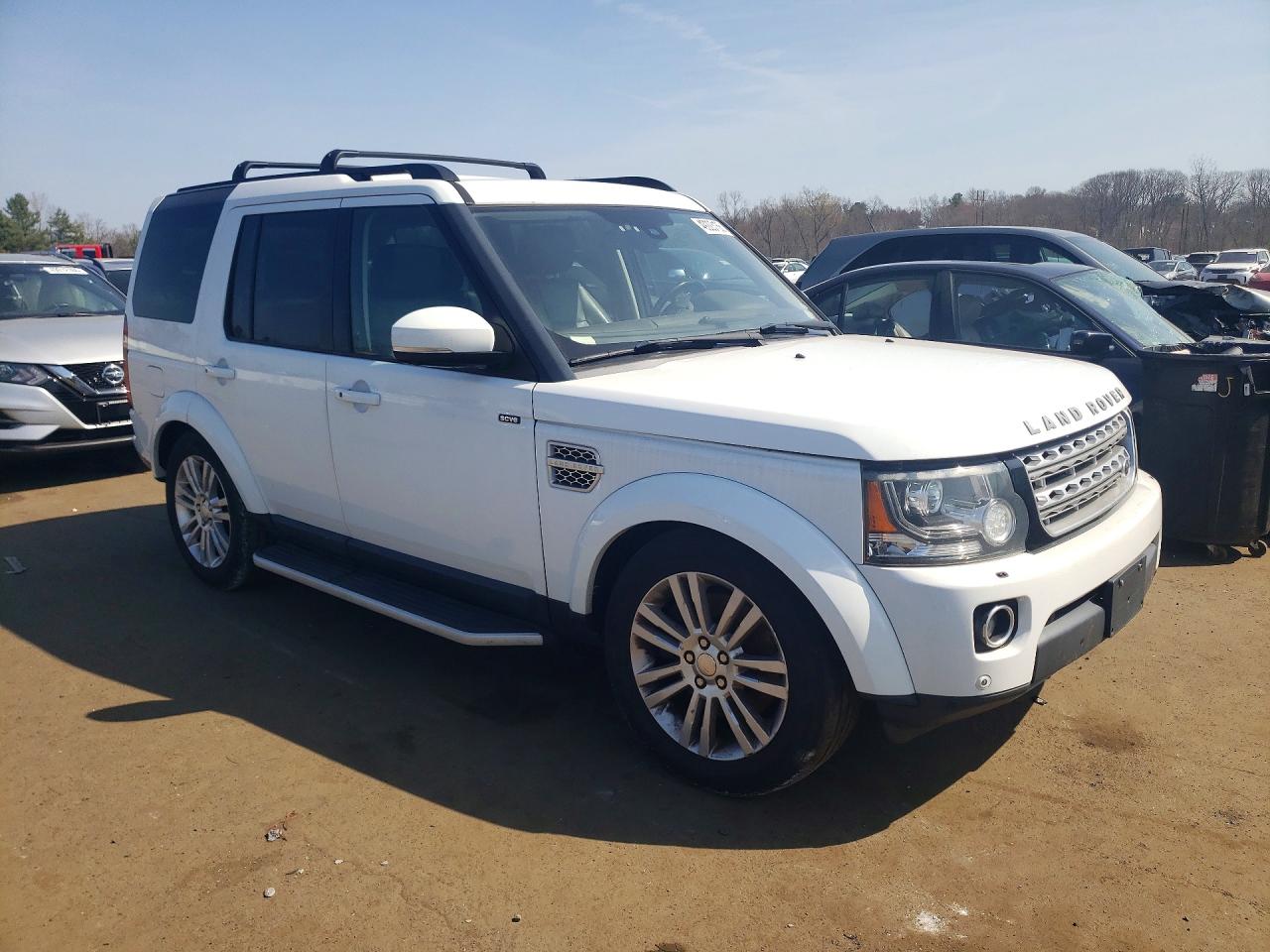 2014 Land Rover Lr4 Hse Luxury White vin: SALAK2V62EA702323