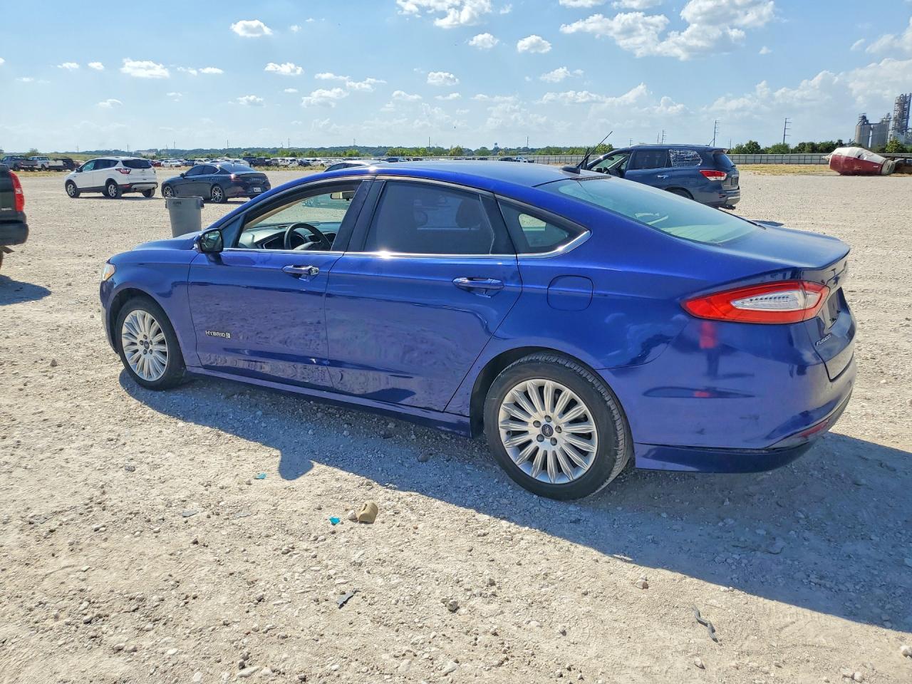 2013 Ford Fusion Se Hybrid Blue vin: 3FA6P0LU4DR234707