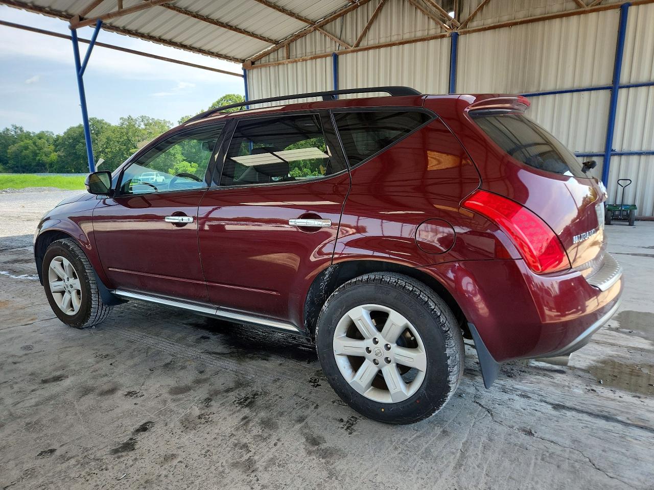 2006 Nissan Murano S Maroon vin: JN8AZ08W76W526381