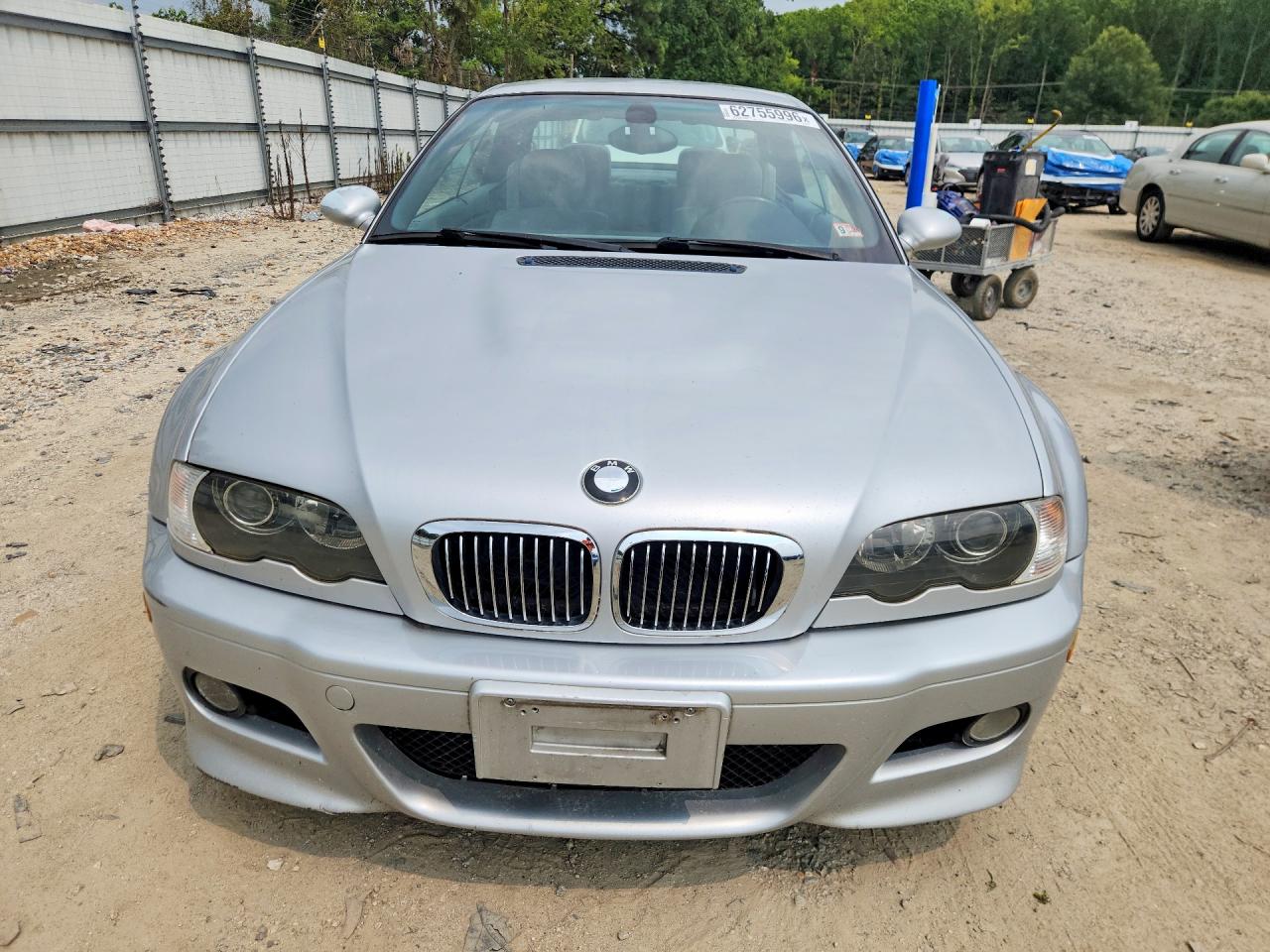 2003 Bmw M3 Silver vin: WBSBR93483PK00775