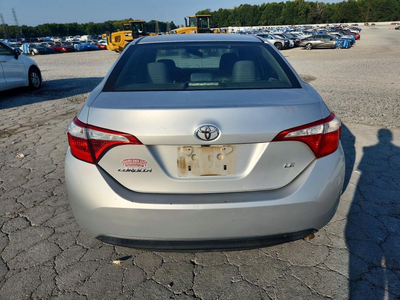 2014 Toyota Corolla Le Silver vin: 5YFBURHE1EP101773