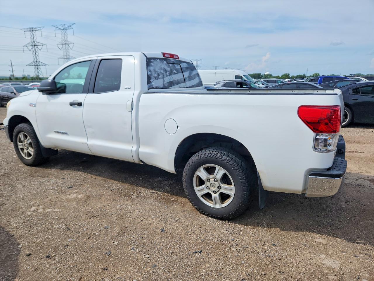 2013 Toyota Tundra Double Cab Sr5 White vin: 5TFUW5F1XDX271416