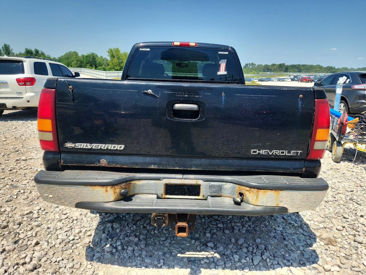 2004 Chevrolet Silverado K1500 Black vin: 1GCEK19T14E135449