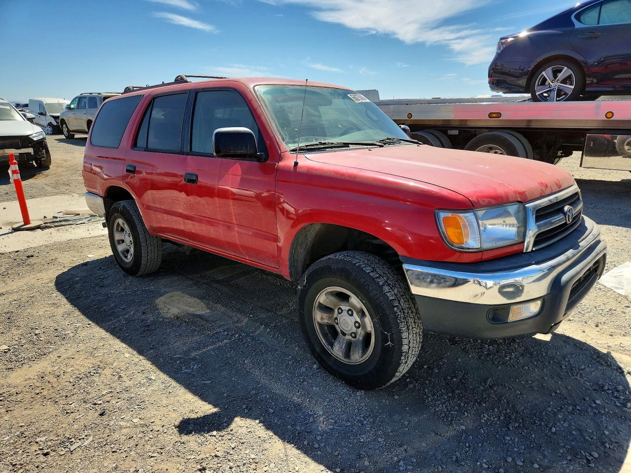 1999 Toyota 4runner Base Red vin: JT3GM84R7X0041671