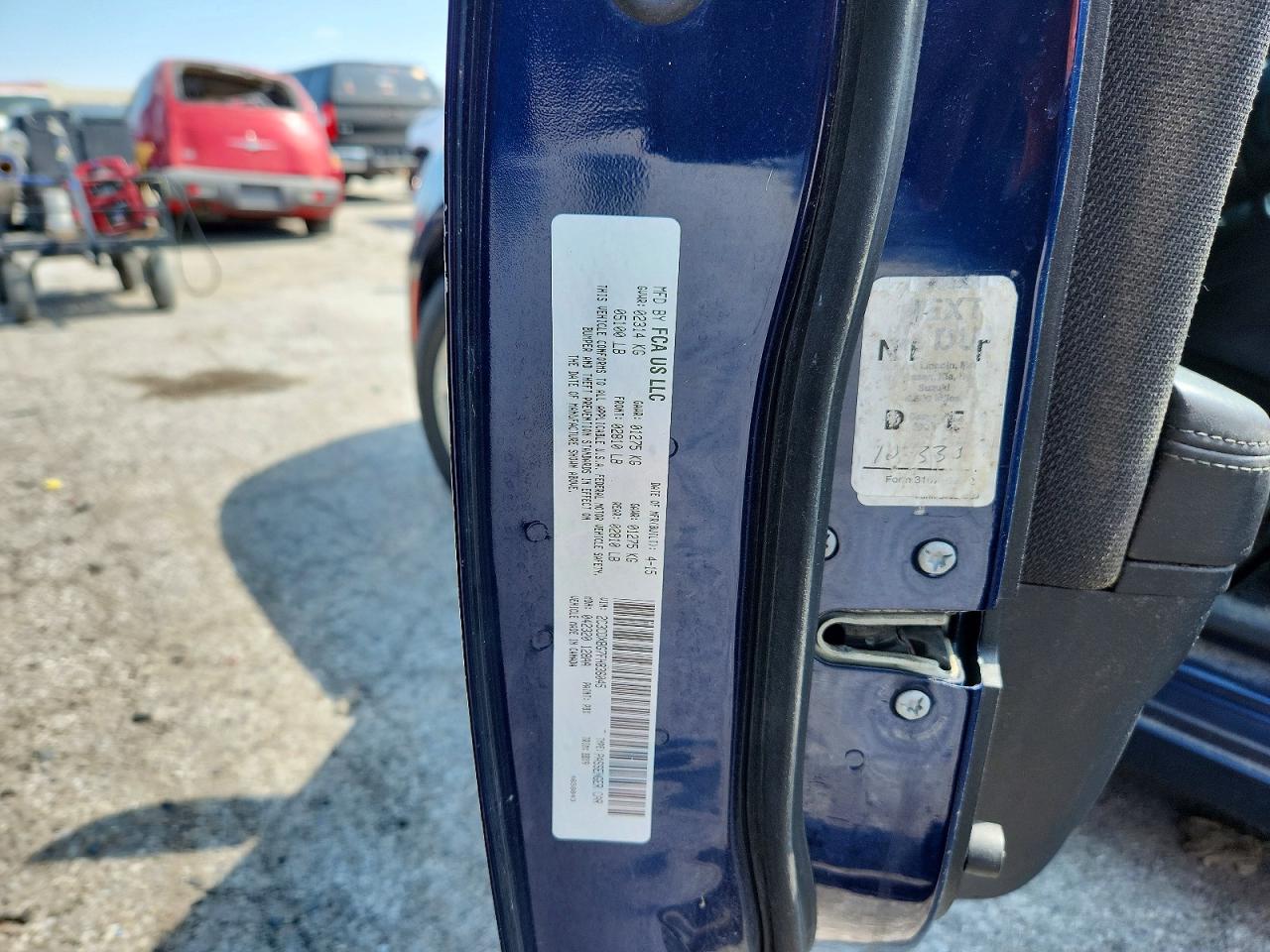 2015 Dodge Charger Se Blue vin: 2C3CDXBG7FH836045