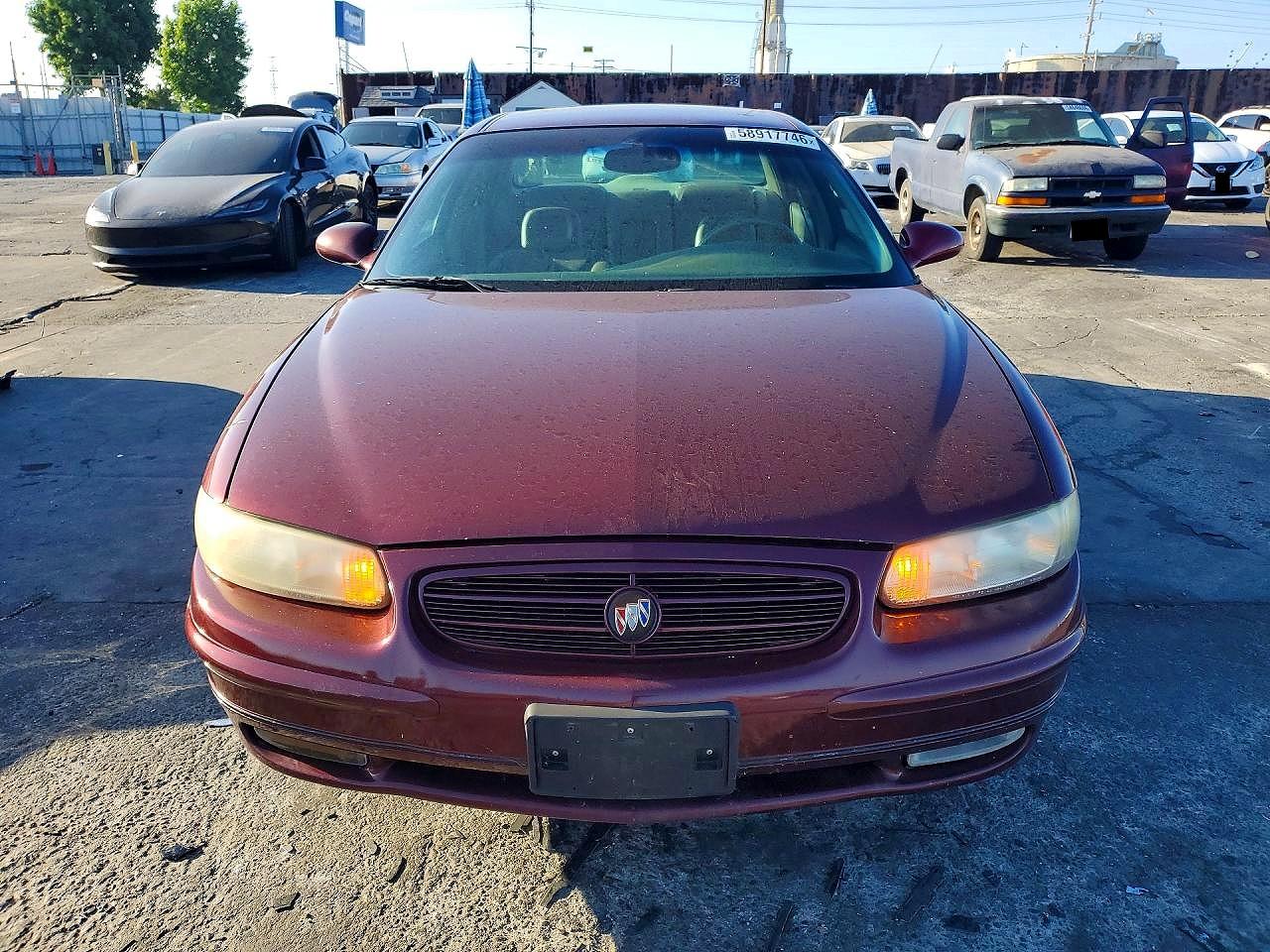 2001 Buick Regal Ls Burgundy vin: 2G4WB55K211337816