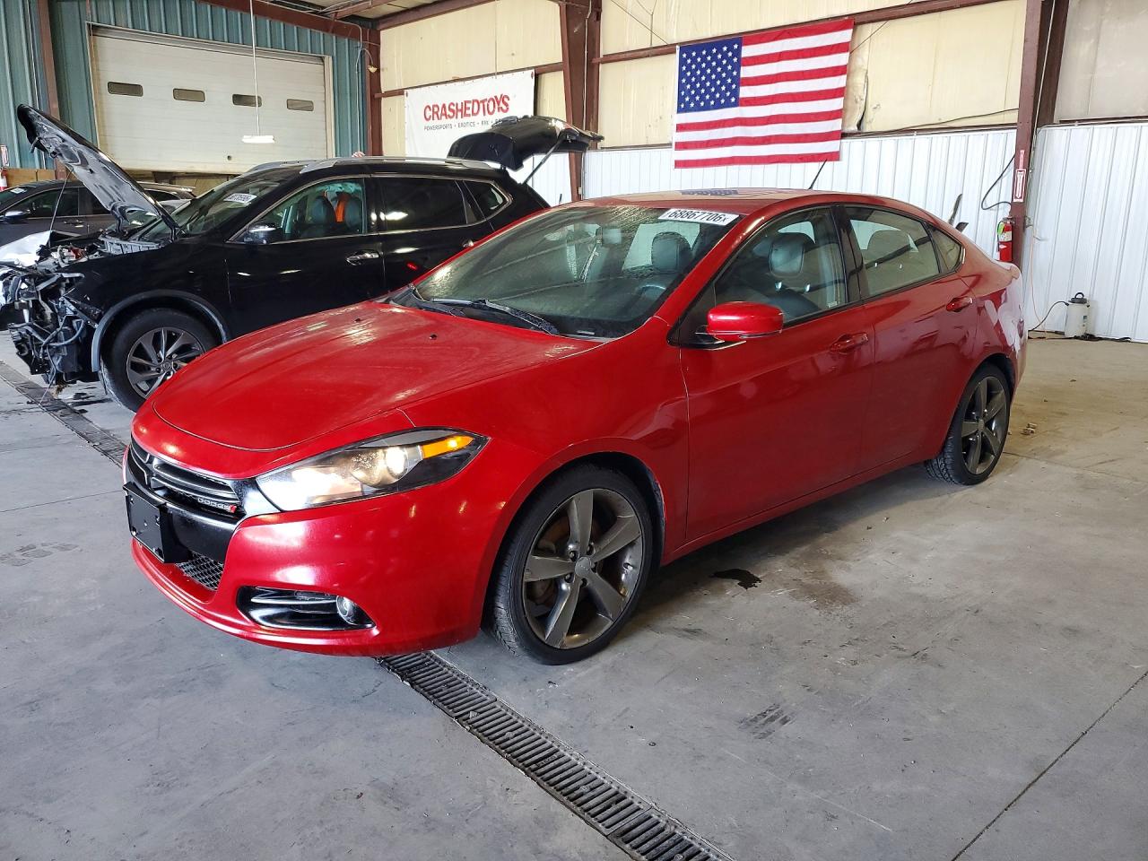2015 Dodge Dart Gt Красный vin: 1C3CDFEB1FD212748
