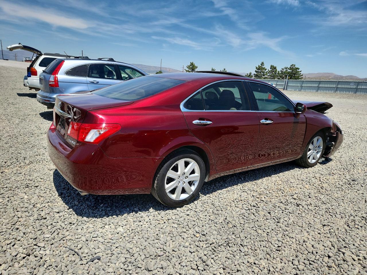 2007 Lexus Es 350 Red vin: JTHBJ46G872144927