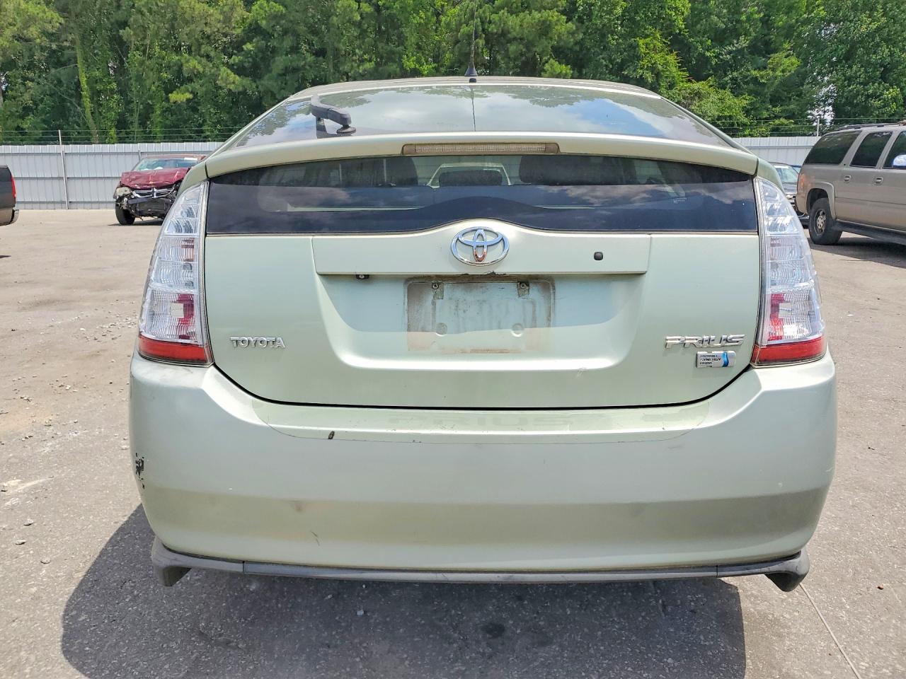 2007 Toyota Prius Base Green vin: JTDKB20U577622662