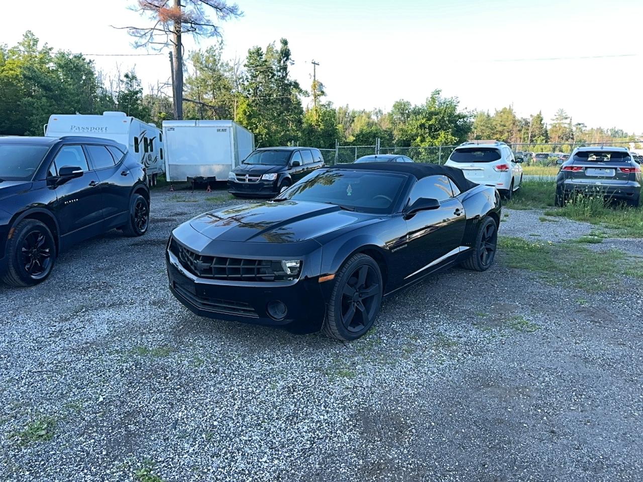 2012 Chevrolet Camaro Lt Black vin: 2G1FB3D36C9166648