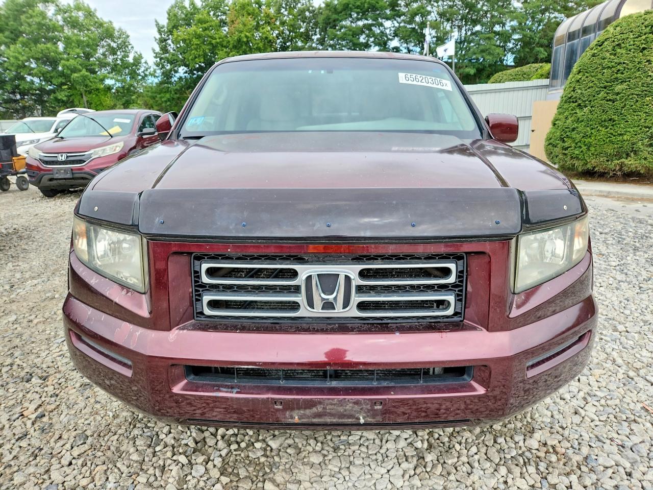2008 Honda Ridgeline Rts Maroon vin: 2HJYK16418H539159