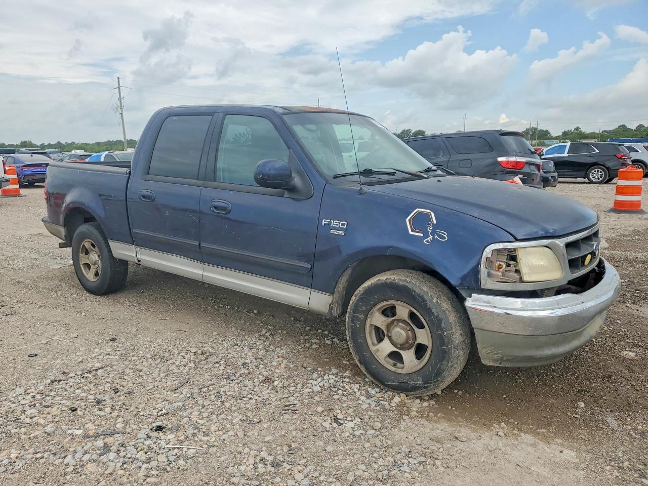2003 Ford F150 Supercrew Blue vin: 1FTRW07653KC69765