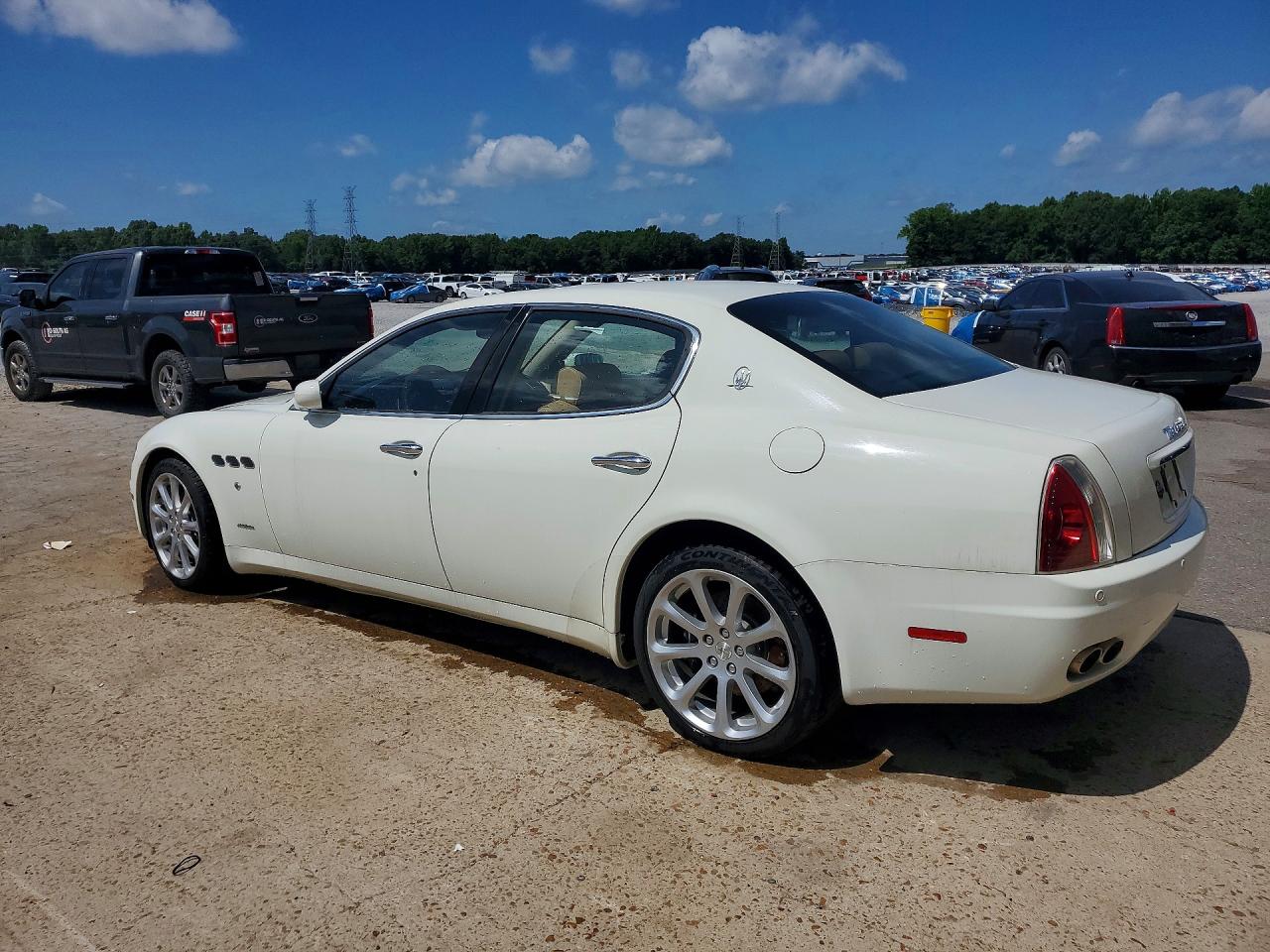 2007 Maserati Quattroporte M139 White vin: ZAMFE39A670028948