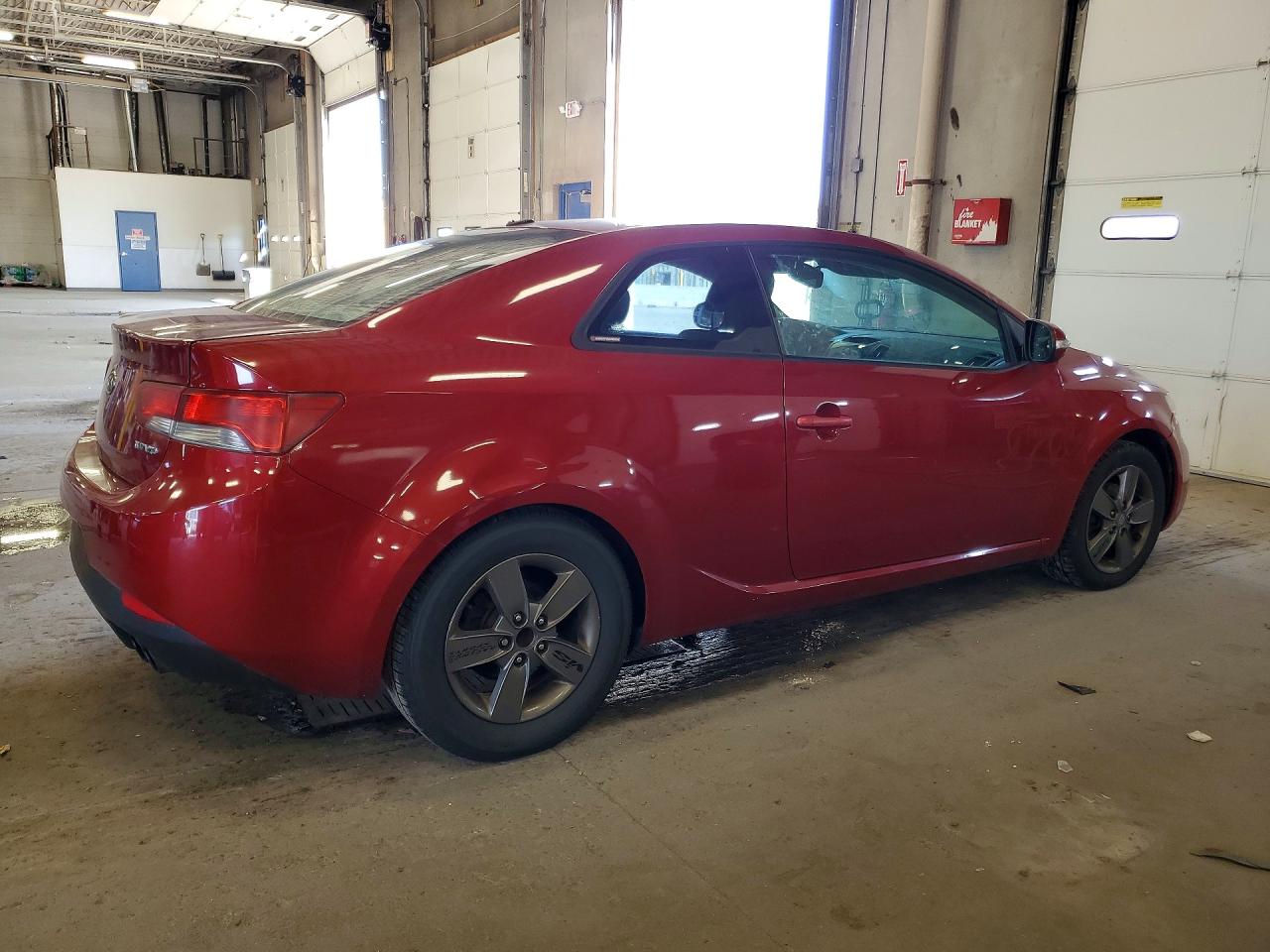 2010 Kia Forte Koup Ex Red vin: KNAFU6A24A5307612