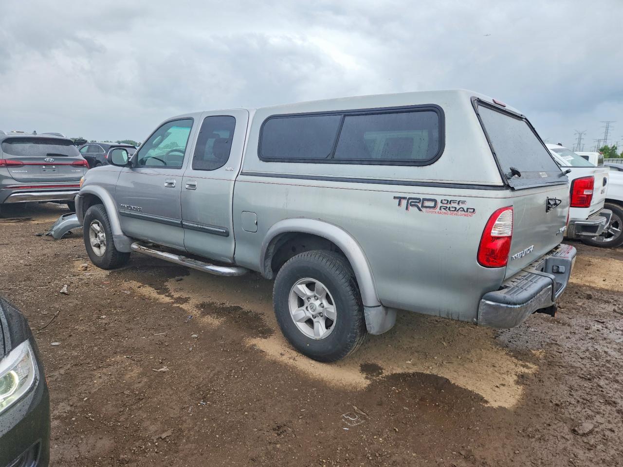 2005 Toyota Tundra Access Cab Sr5 Silver vin: 5TBBT44145S472807