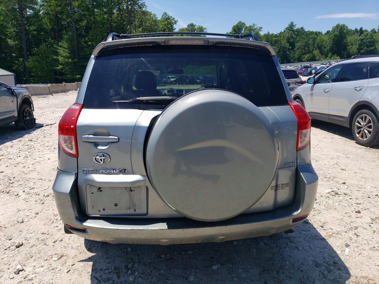2007 Toyota Rav4 Base Silver vin: JTMBD33V975076819