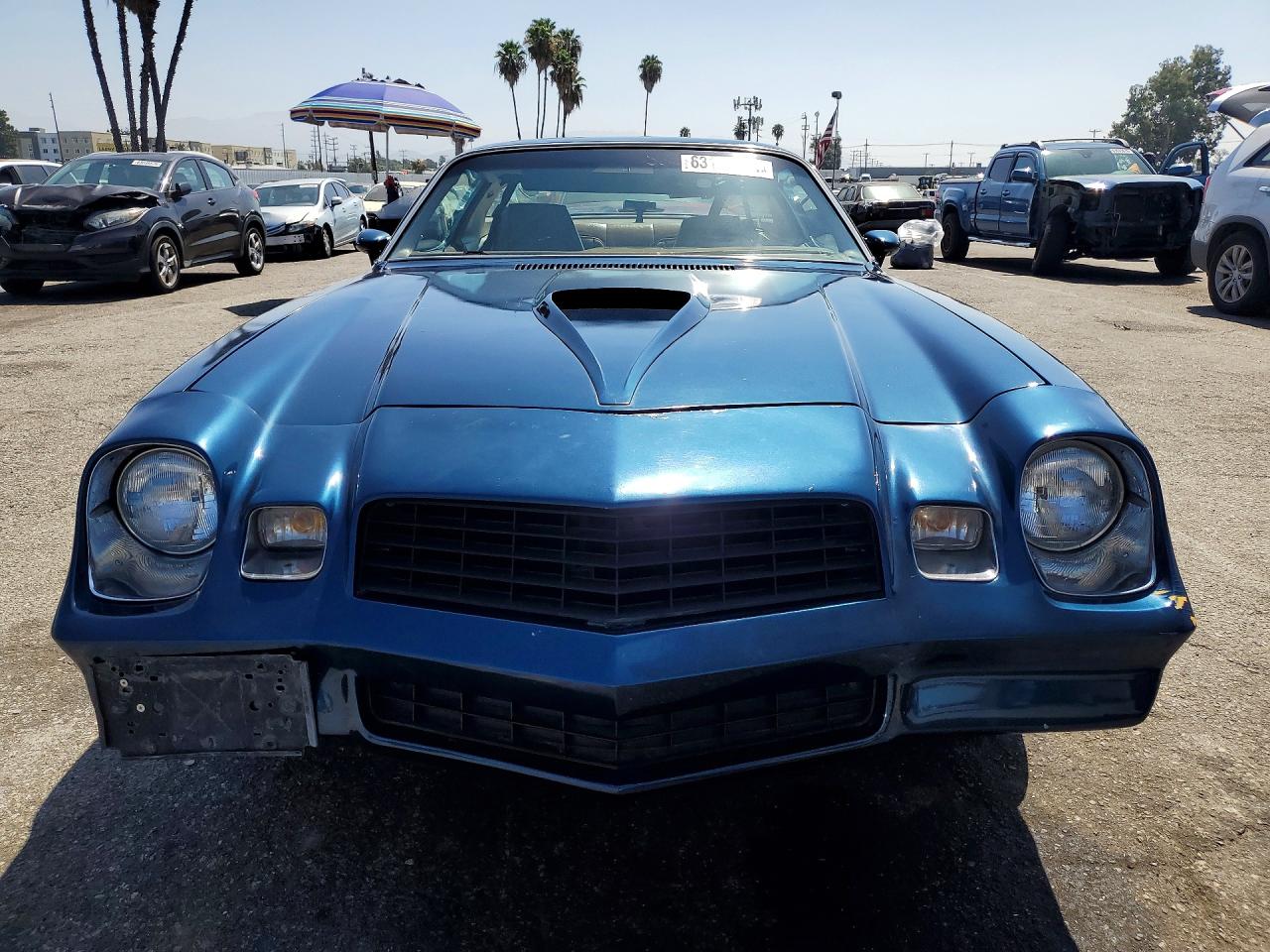 1979 Chevrolet Z28 Blue vin: 1Q87L9L565103