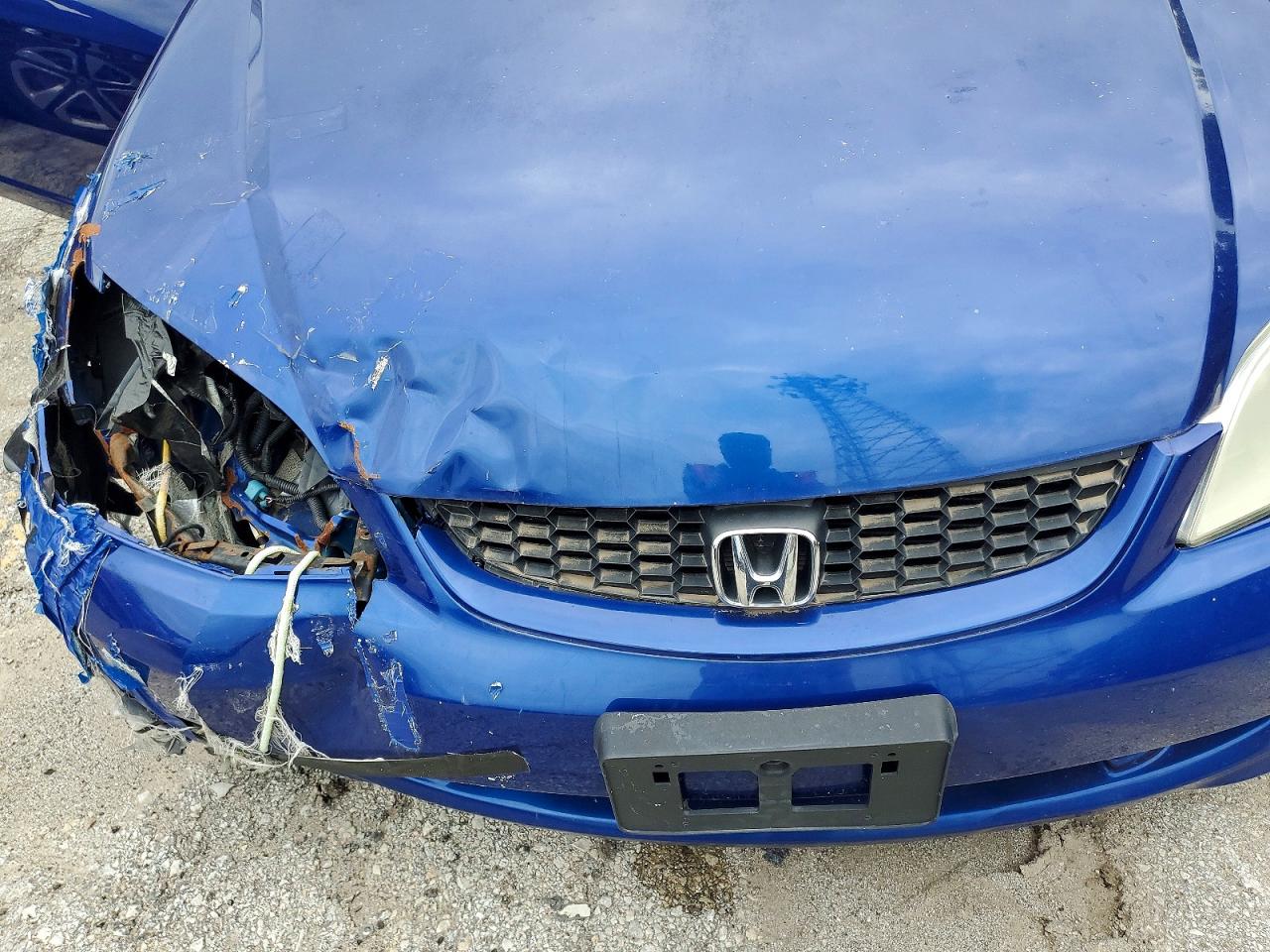 2005 Honda Civic Dx Vp Blue vin: 1HGEM22185L065875