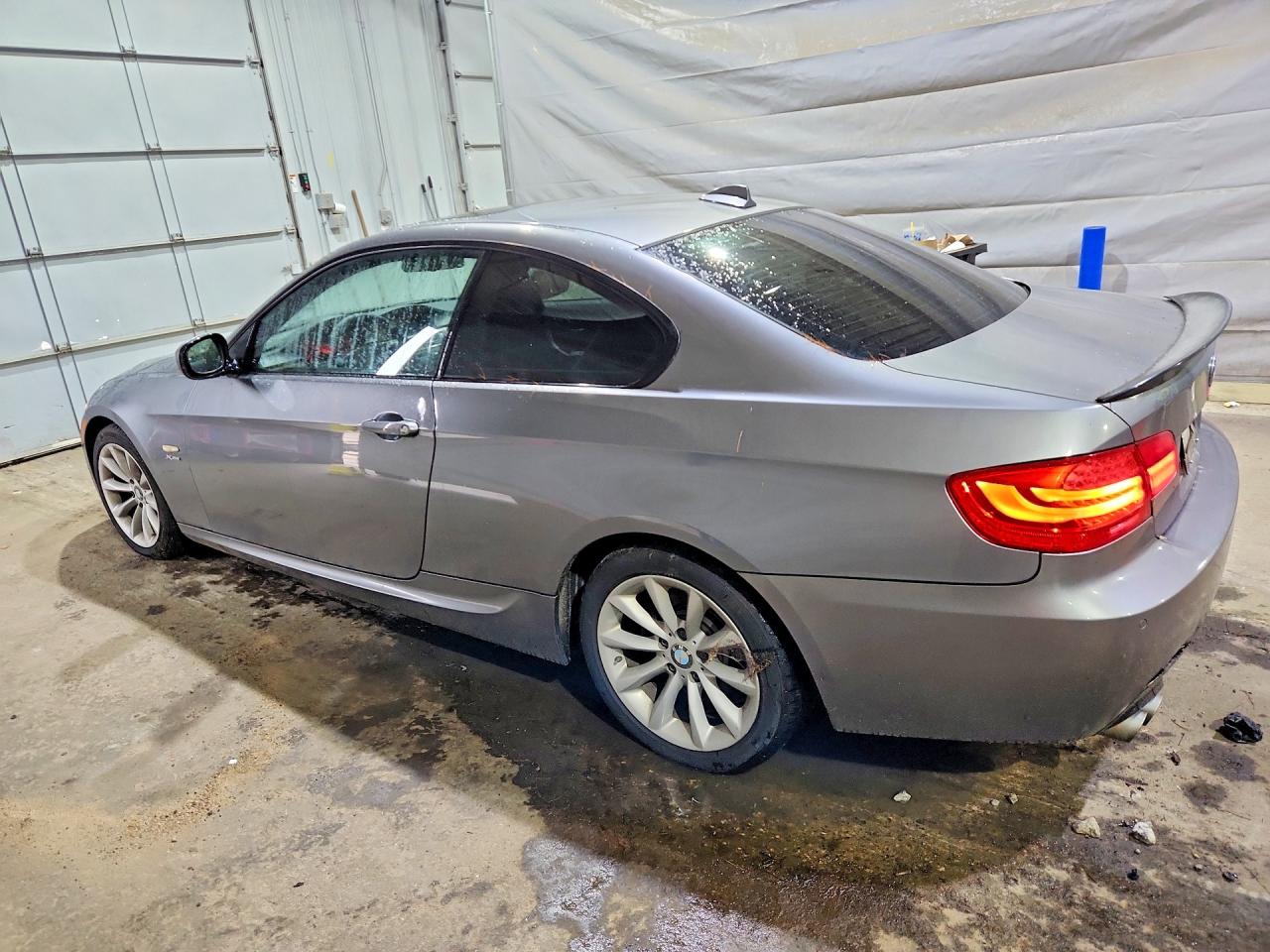 2012 Bmw 328 Xi Gray vin: WBAKF3C52CE974809