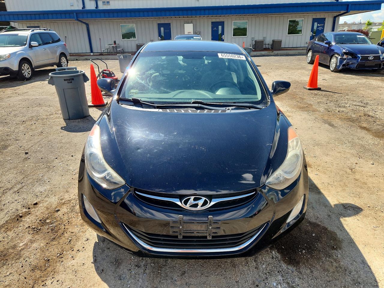 2012 Hyundai Elantra Gls Черный vin: 5NPDH4AE7CH150223