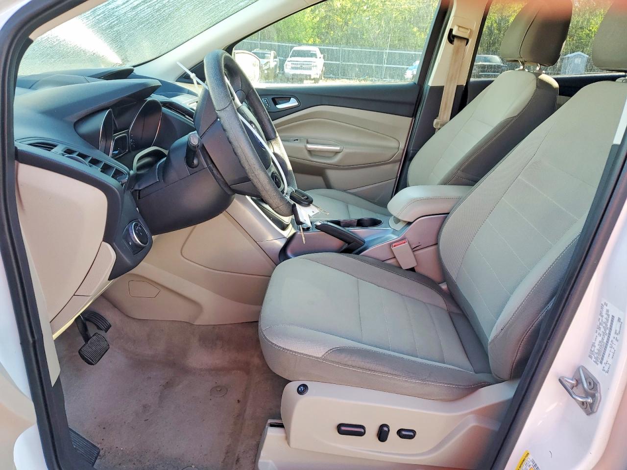 2016 Ford Escape Se White vin: 1FMCU0G74GUA45851